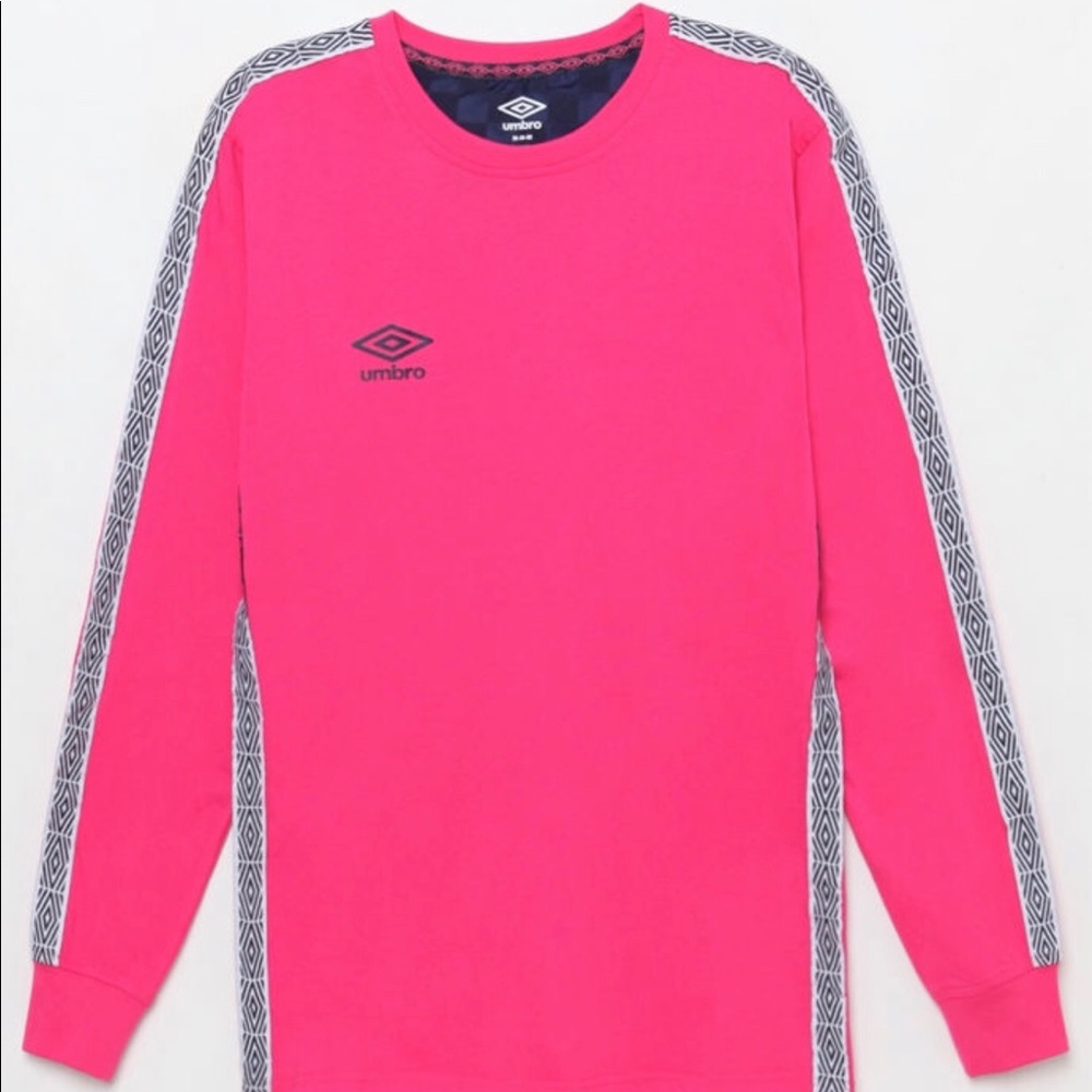 Pink Umbro long sleeve shirt